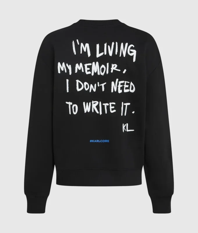 Lässiges Sweatshirt mit Karl-Zitat Lässiges Sweatshirt mit Karl-Zitat