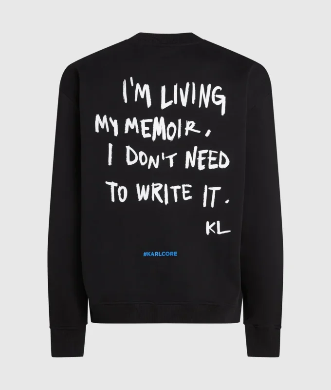 Lässiges Sweatshirt mit Karl-Zitat Lässiges Sweatshirt mit Karl-Zitat