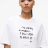 Lässiges T-Shirt mit Karl-Zitat