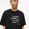 Lässiges T-Shirt mit Karl-Zitat