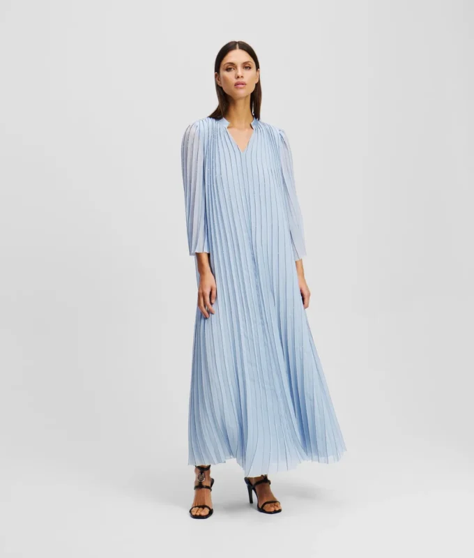 MAXIKLEID MIT PLISSEES MAXIKLEID MIT PLISSEES