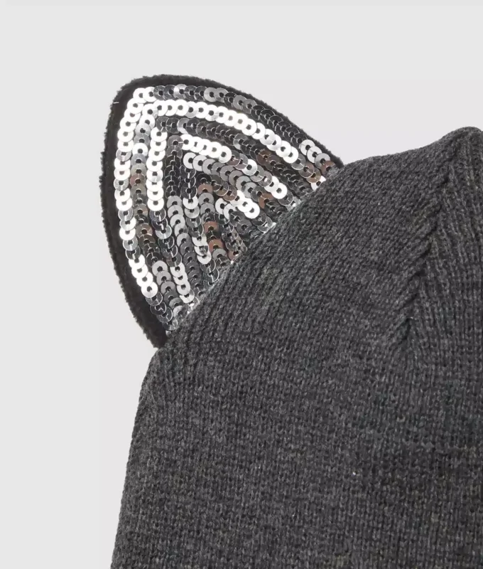 Mädchen-Beanie mit Ikon Choupette Mädchen-Beanie mit Ikon Choupette