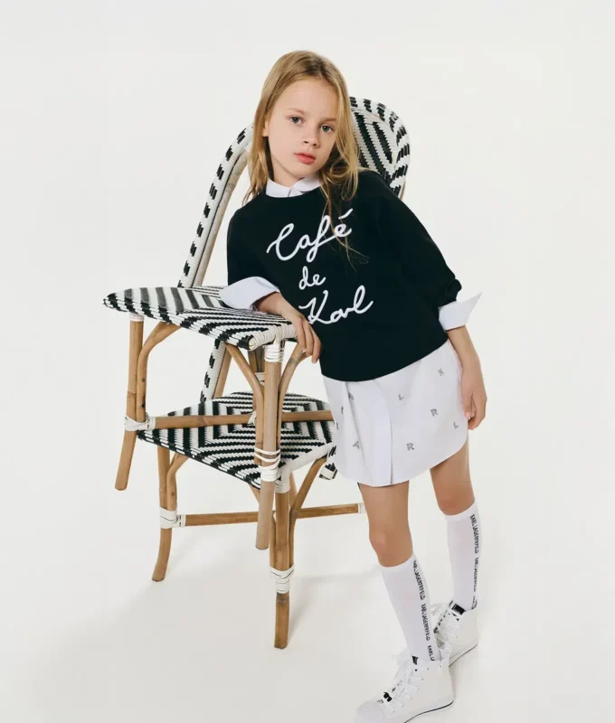 MÄDCHEN CAFÉ DE KARL SWEATSHIRT MÄDCHEN CAFÉ DE KARL SWEATSHIRT