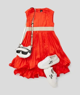 MÄDCHEN-PARTYKLEID MIT LOGO MÄDCHEN-PARTYKLEID MIT LOGO