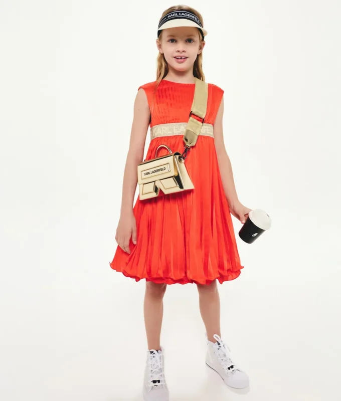 MÄDCHEN-PARTYKLEID MIT LOGO MÄDCHEN-PARTYKLEID MIT LOGO