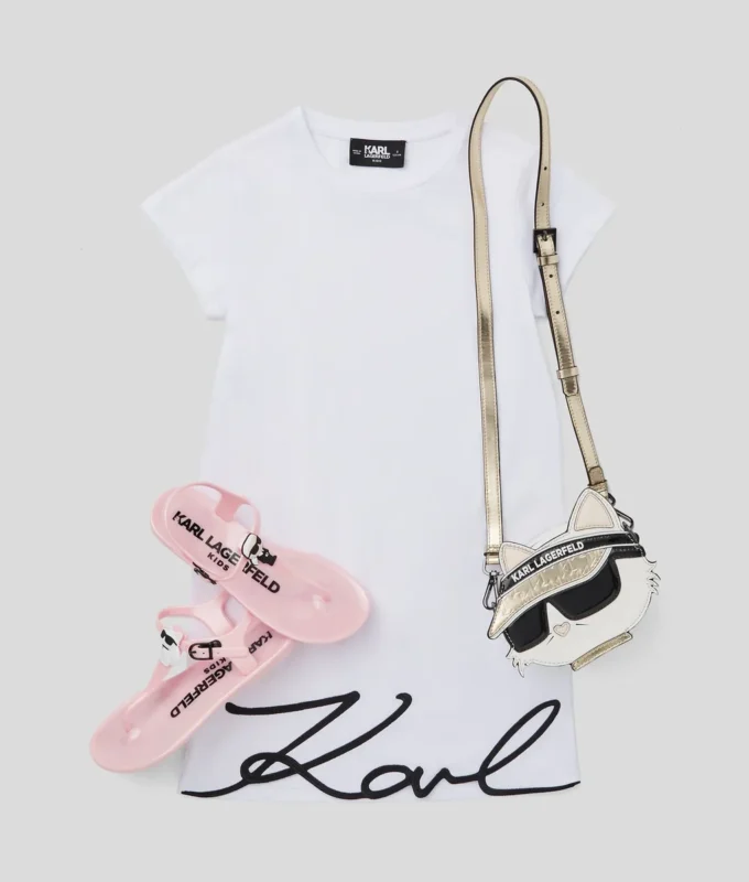 MÄDCHEN SIGNATURE T-SHIRT-KLEID MÄDCHEN SIGNATURE T-SHIRT-KLEID
