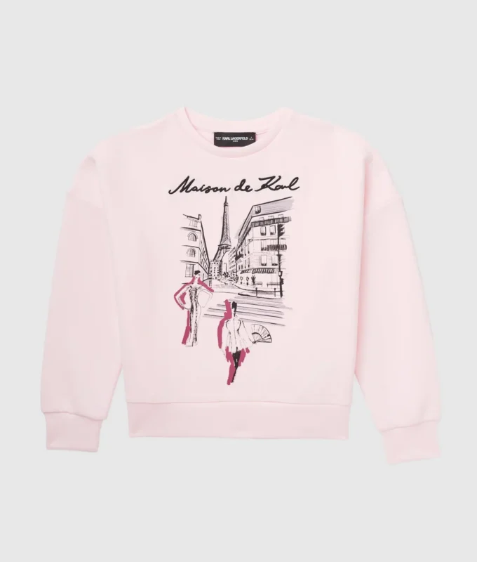 Mädchen-Sweatshirt „Maison de Karl“ Mädchen-Sweatshirt „Maison de Karl“