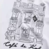 MÄDCHEN-T-SHIRT „CAFÉ DE KARL” MÄDCHEN-T-SHIRT „CAFÉ DE KARL”