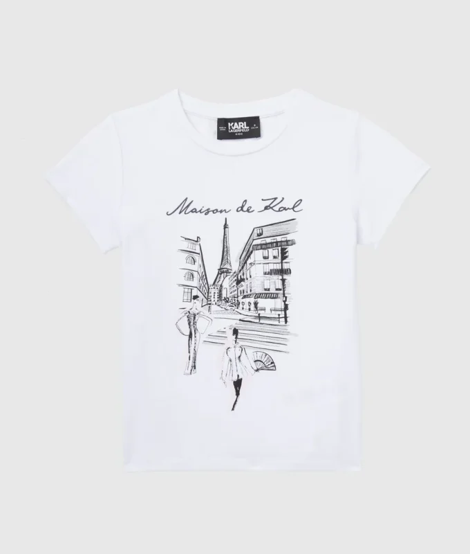 Mädchen-T-Shirt Maison de Karl Mädchen-T-Shirt Maison de Karl
