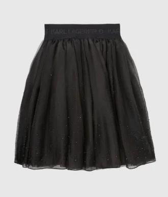 Mädchenrock aus Strass-Mesh Mädchenrock aus Strass-Mesh