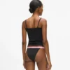 Mehrfarbige Brazilian-Slips mit Bund – 3er-Pack