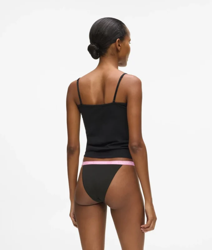Mehrfarbige Brazilian-Slips mit Bund – 3er-Pack