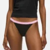 Mehrfarbige Brazilian-Slips mit Bund – 3er-Pack