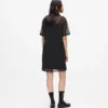 Mesh-T-Shirt-Kleid Mesh-T-Shirt-Kleid