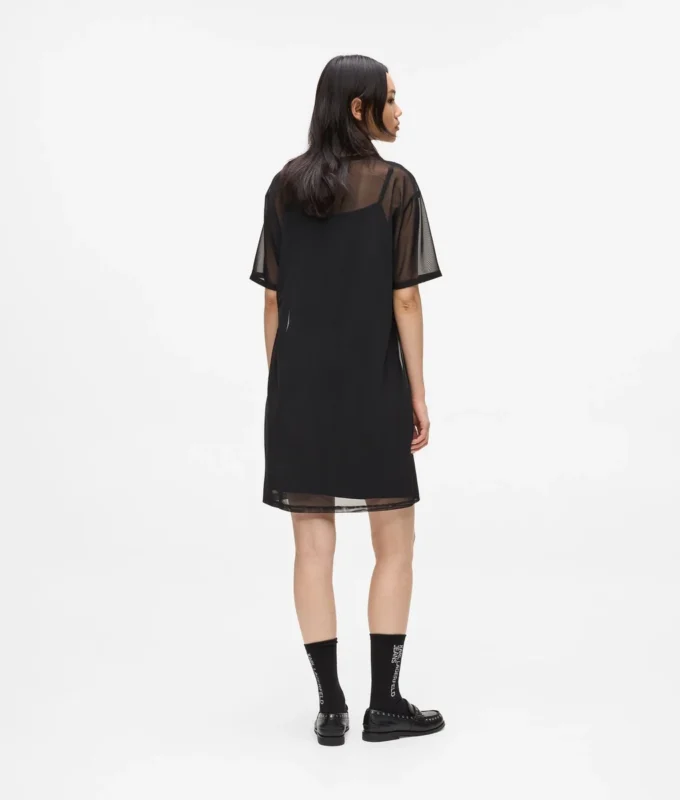 Mesh-T-Shirt-Kleid Mesh-T-Shirt-Kleid