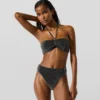 Metallic-Bandeau-Bikini-Oberteil Metallic-Bandeau-Bikini-Oberteil