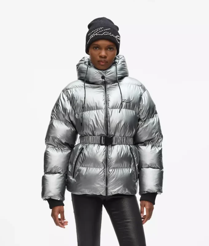 Metallic-Daunenjacke Metallic-Daunenjacke