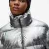 Metallic-Daunenjacke Metallic-Daunenjacke
