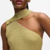 Metallic-Strickkleid Metallic-Strickkleid