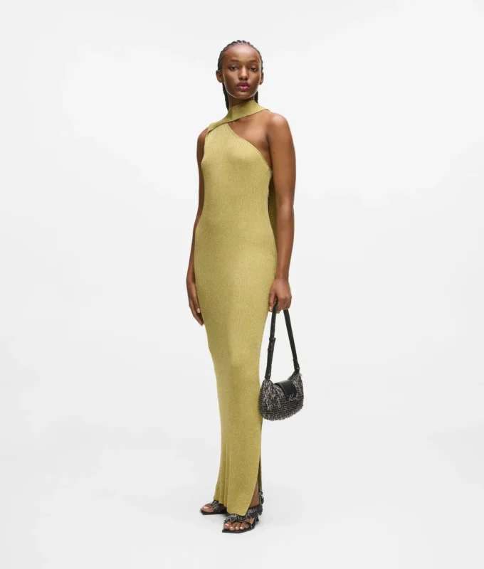 Metallic-Strickkleid Metallic-Strickkleid