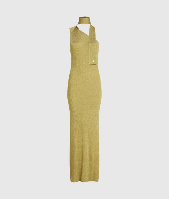 Metallic-Strickkleid Metallic-Strickkleid
