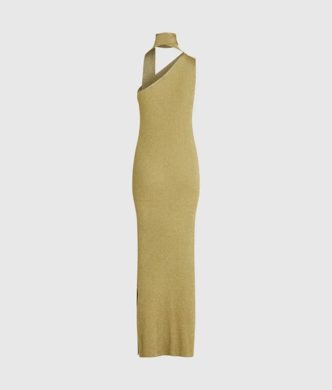 Metallic-Strickkleid Metallic-Strickkleid
