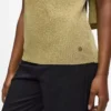 Metallic-Strickoberteil Metallic-Strickoberteil