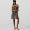 Metallisches Strandkleid Metallisches Strandkleid