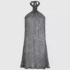 Metallisches Strandkleid Metallisches Strandkleid