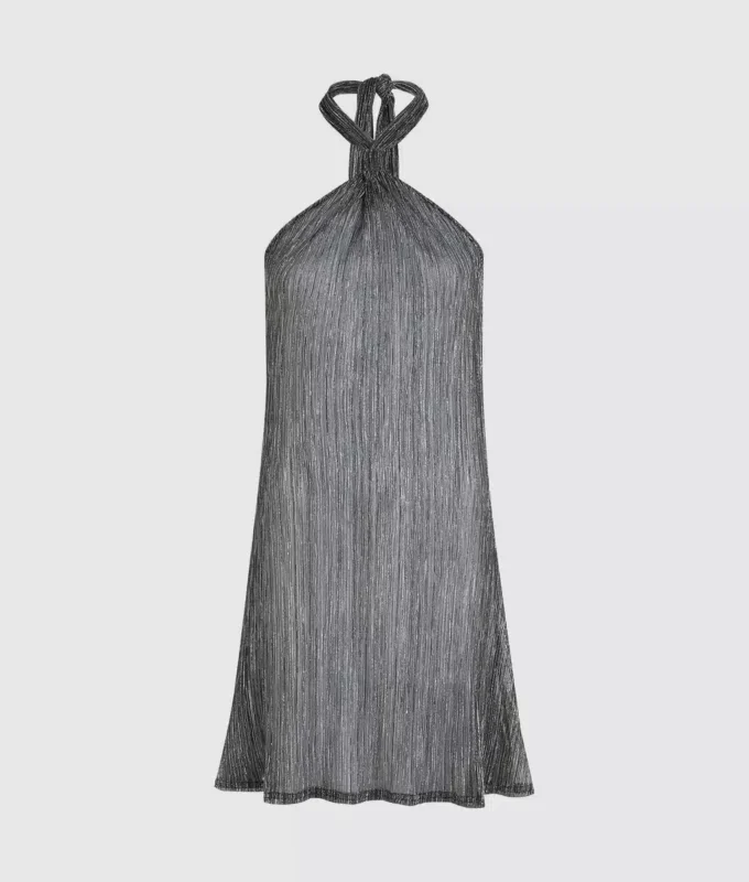 Metallisches Strandkleid Metallisches Strandkleid