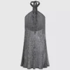 Metallisches Strandkleid Metallisches Strandkleid