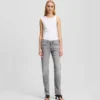 MID-RISE SPLIT-HEM SLIM JEANS MID-RISE SPLIT-HEM SLIM JEANS