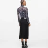 Midi-Jeansrock mit Schnürung Midi-Jeansrock mit Schnürung