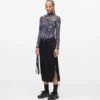 Midi-Jeansrock mit Schnürung Midi-Jeansrock mit Schnürung