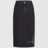 Midi-Jeansrock mit Schnürung Midi-Jeansrock mit Schnürung