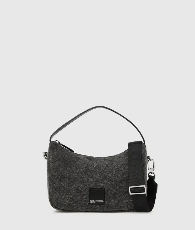 Mini-Hobo-Tasche aus Denim Mini-Hobo-Tasche aus Denim