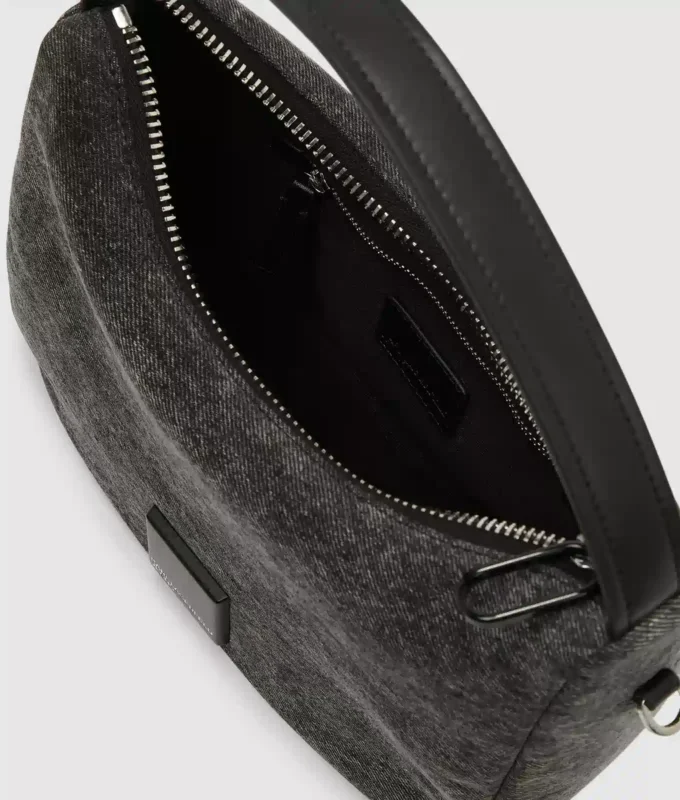 Mini-Hobo-Tasche aus Denim Mini-Hobo-Tasche aus Denim