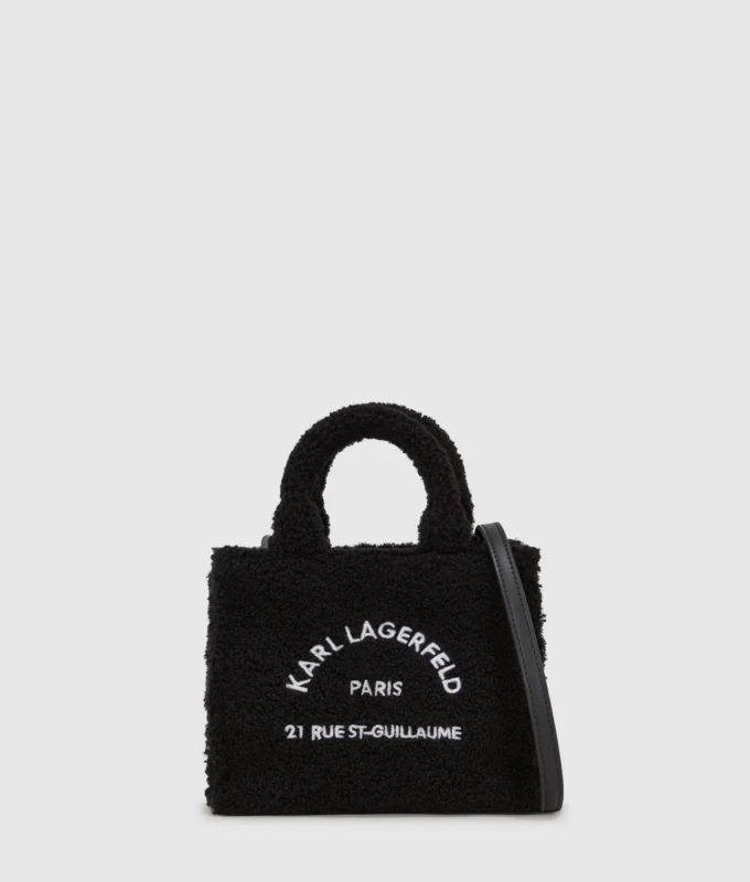 Mini-Tasche aus Lammfellimitat von Rue St-Guillaume