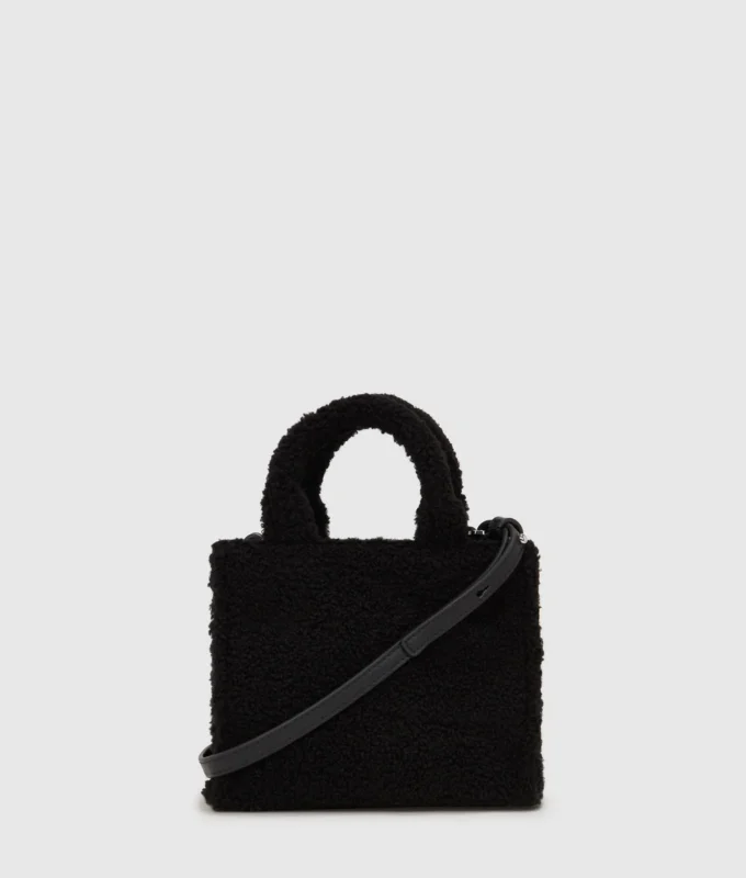 Mini-Tasche aus Lammfellimitat von Rue St-Guillaume