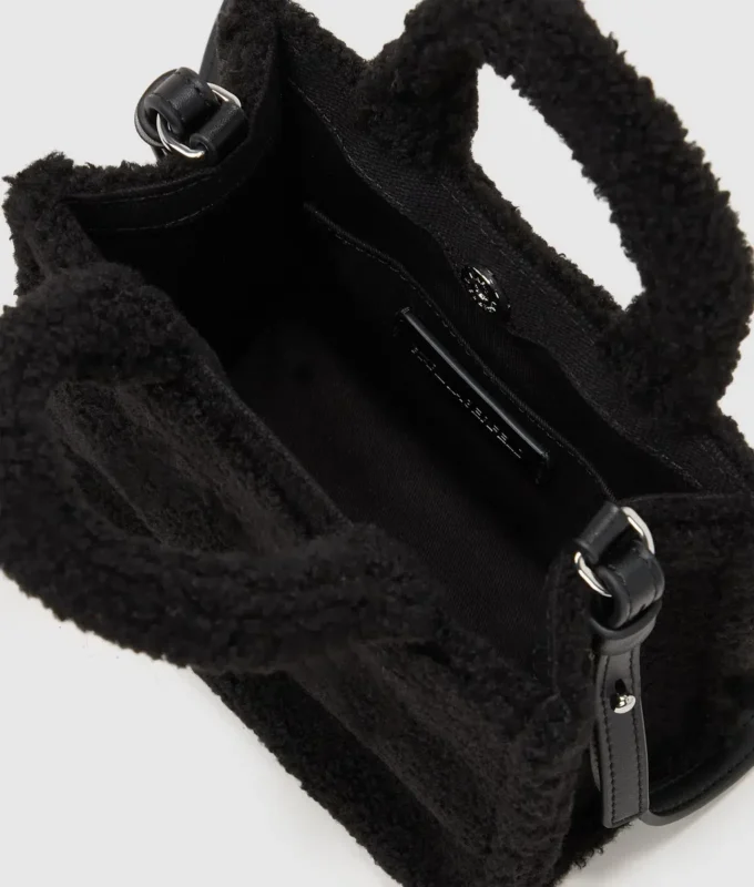 Mini-Tasche aus Lammfellimitat von Rue St-Guillaume