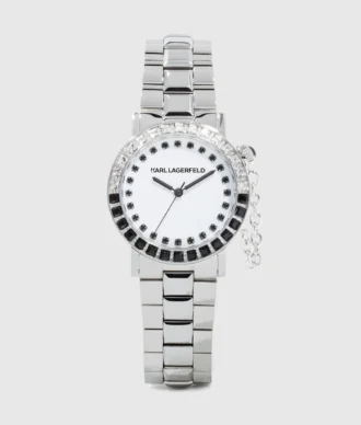 MIT KRISTALLEN VERZIERTE UHR