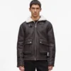 Monogramm-Lammfelljacke Monogramm-Lammfelljacke
