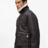 Monogramm-Lammfelljacke Monogramm-Lammfelljacke