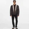 Monogramm-Lammfelljacke Monogramm-Lammfelljacke