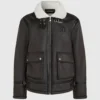 Monogramm-Lammfelljacke Monogramm-Lammfelljacke