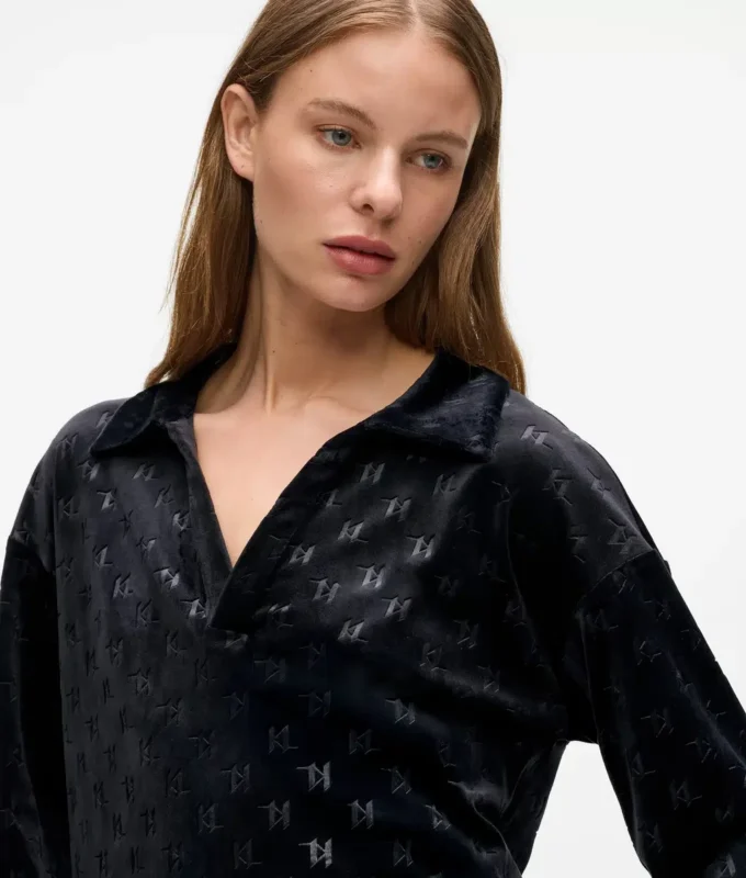 Monogramm-Lounge-Poloshirt Monogramm-Lounge-Poloshirt