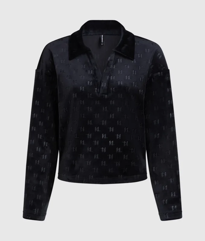 Monogramm-Lounge-Poloshirt Monogramm-Lounge-Poloshirt
