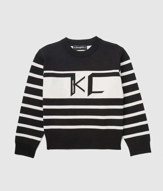 Monogramm-Pullover für Jungen Monogramm-Pullover für Jungen