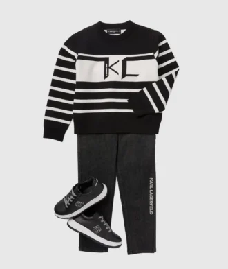 Monogramm-Pullover für Jungen
