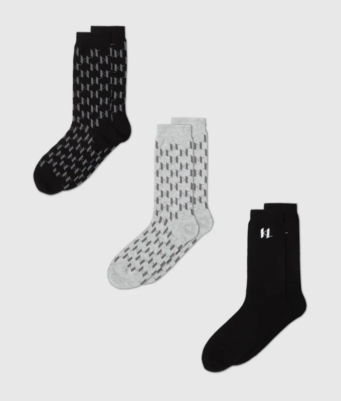 Monogramm-Socken – 3er-Pack Monogramm-Socken – 3er-Pack